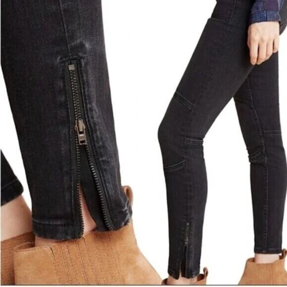 Anthropologie Pilcro And The Letterpress High-Rise Ankle Denim Legging Size 25 - Picture 2 of 8